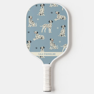 Dalmatian Dogs Lover Custom Name Pickleball Paddle