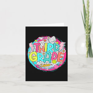Dalmatian Dots Dream 3rd Team Third Grade Teacher Card