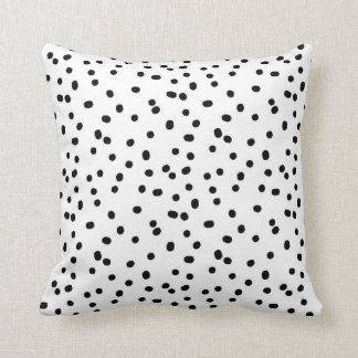Dalmatian Dots Throw Pillow