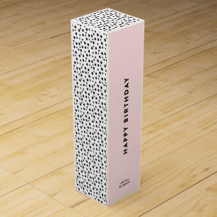 Dalmatian Dots   Wine Gift Box