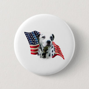 Dalmatian Flag 2 Inch Round Button