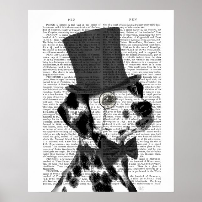 Dalmatian, Formal Hound and Hat Poster (Front)