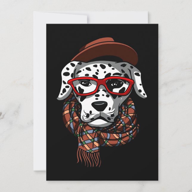Dalmatian Gift | Dalmatian Cool Thank You Card (Front)