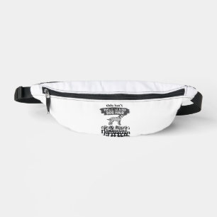 Dalmatian Glitter Funny Dog Hair Quote Design_1 Fanny Pack
