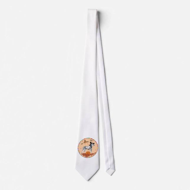 Dalmatian Halloween Tie (Front)