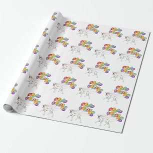 Dalmatian Happy Birthday Wrapping Paper