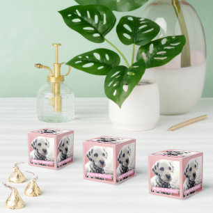 Dalmatian Heart Nose Favor Box