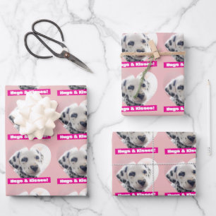 Dalmatian Heart Nose Wrapping Paper Sheet