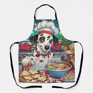 Dalmatian Holiday Baking: Festive Christmas Apron
