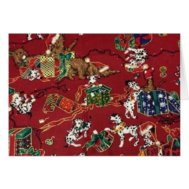 Dalmatian Holiday Print (Front Horizontal)