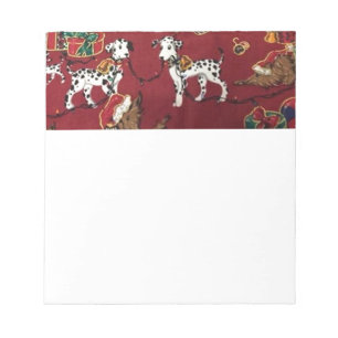 Dalmatian Holiday Print Notepad