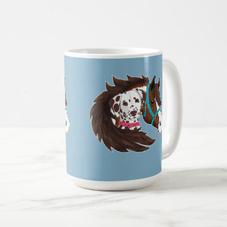 Dalmatian & Horse Buddies Coffee Mug
