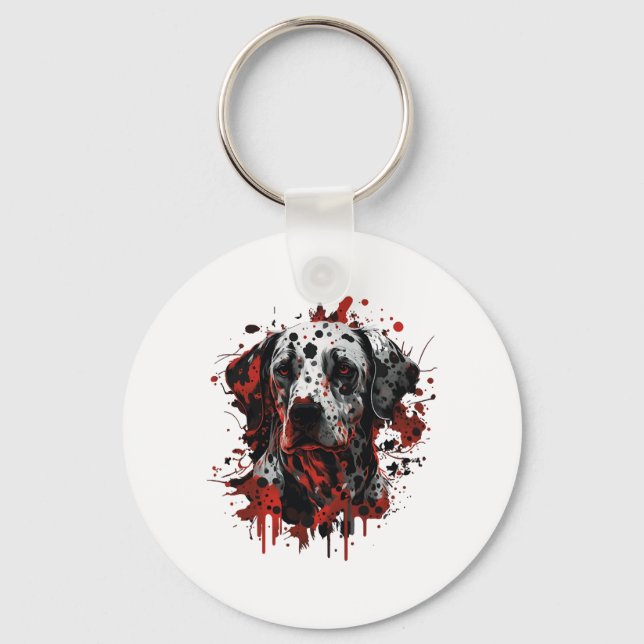 Dalmatian Keychain (Front)