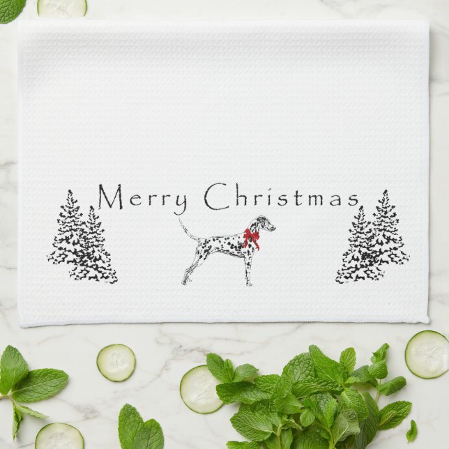 Dalmatian Kitchen Towel (Folded)