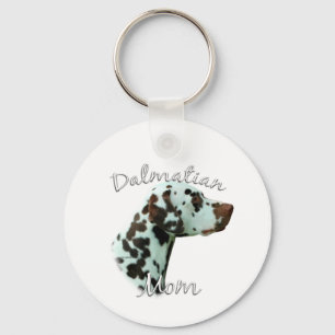Dalmatian (liver) Mom 2 Keychain