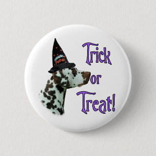 Dalmatian (liver) Trick 2 Inch Round Button