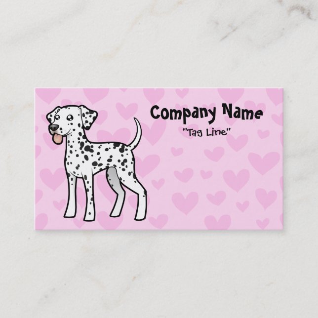 Dalmatian Love Business Card (Front)