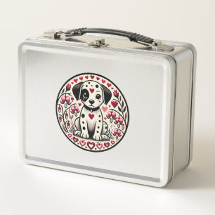 Dalmatian Love Metal Lunch Box