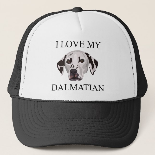 Dalmatian Love! Trucker Hat (Front)