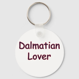 Dalmatian Lover Keychain