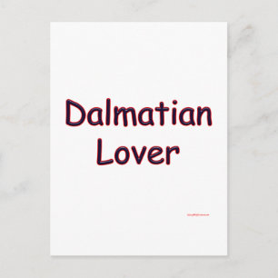 Dalmatian Lover Postcard