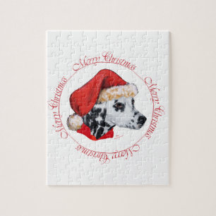Dalmatian Merry Christmas Jigsaw Puzzle