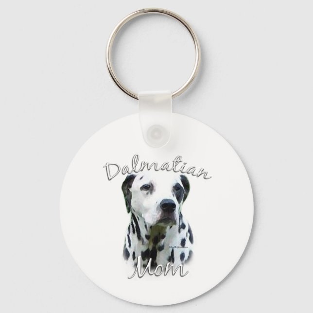 Dalmatian Mom 2 Keychain (Front)