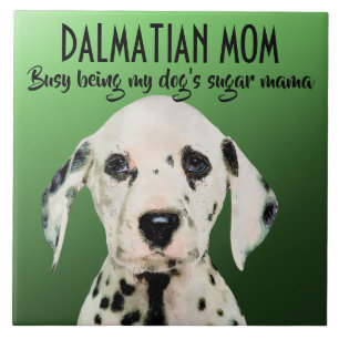 Dalmatian Mom Ceramic Tile