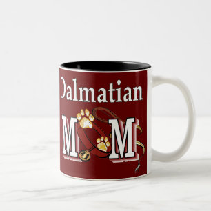 Dalmatian Mom Darks Two-Tone Coffee Mug