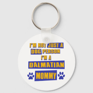 Dalmatian Mommy Keychain