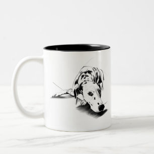 Dalmatian Mug – Hand Drawn Spotted Dog Coffee Mug