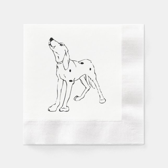 Dalmatian Napkin (Front)