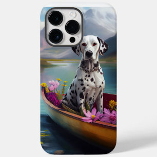 Dalmatian on a Paddle: A Scenic Adventure Case-Mate iPhone 14 Pro Max Case