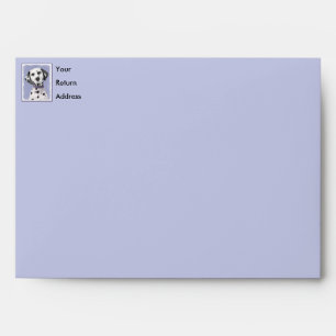 Dalmatian Painting - Cute Original Dog Art Envelope