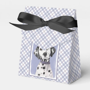 Dalmatian Painting - Cute Original Dog Art Favor Box
