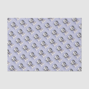 Dalmatian Painting - Cute Original Dog Art Tissue Paper