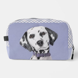 Dalmatian Painting Spotted Cute Original Dog Art Dopp Kit