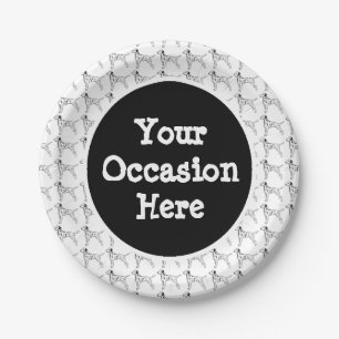 Dalmatian Party Personalize Paper Plate