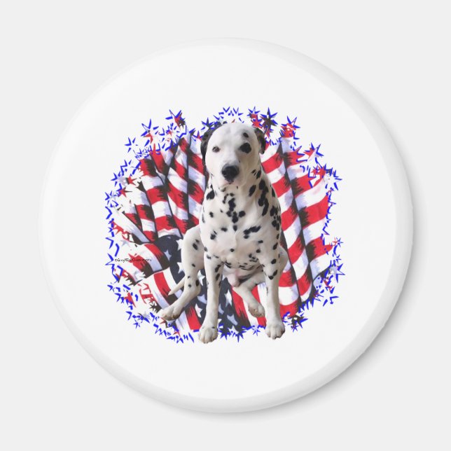 Dalmatian Patriot Magnet (Front)