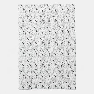 Dalmatian Pattern Kitchen Towel