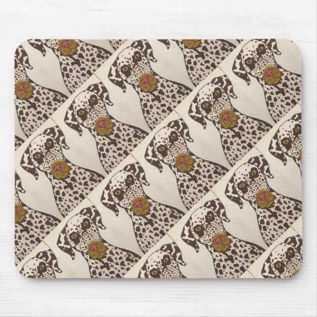 Dalmatian pattern Mousepad (Front)