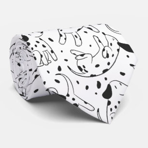 Dalmatian Pattern Tie