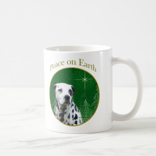 Dalmatian Peace Coffee Mug (Right)