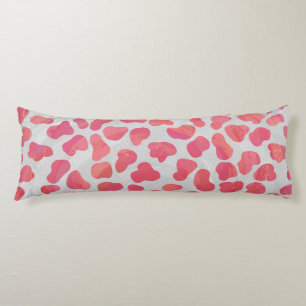 Dalmatian Pink and White Print Body Pillow