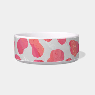 Dalmatian Pink and White Print Bowl