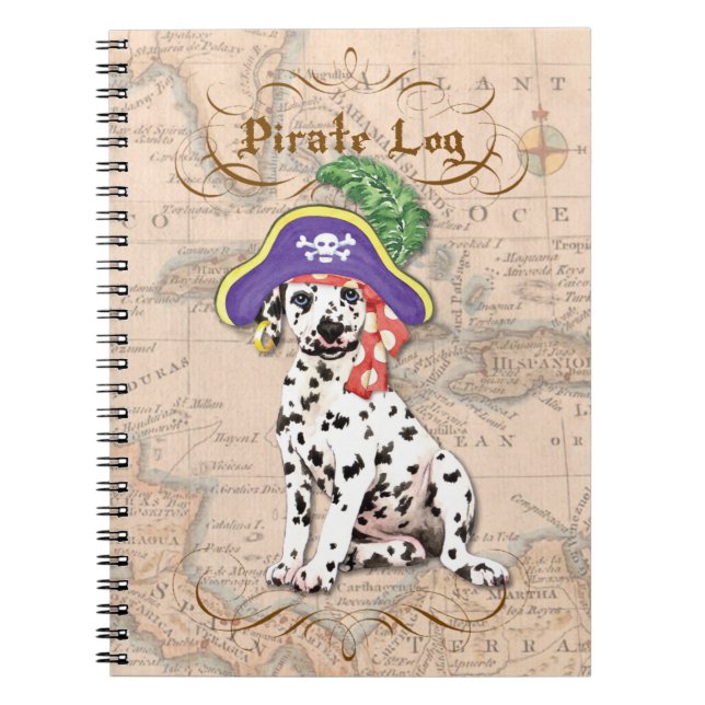 Dalmatian Pirate Notebook (Front)