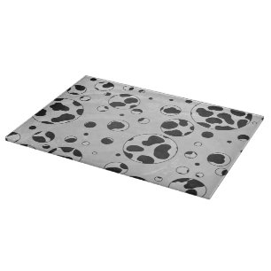 Dalmatian Polka Dot Black and White Cutting Board