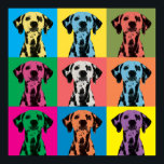 Dalmatian Pop-Art Canvas Print<br><div class="desc">Dalmatian Pop-Art Canvas Print</div>