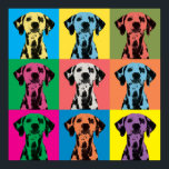 Dalmatian Pop-Art Canvas Print<br><div class="desc">Dalmatian Pop-Art Canvas Print</div>
