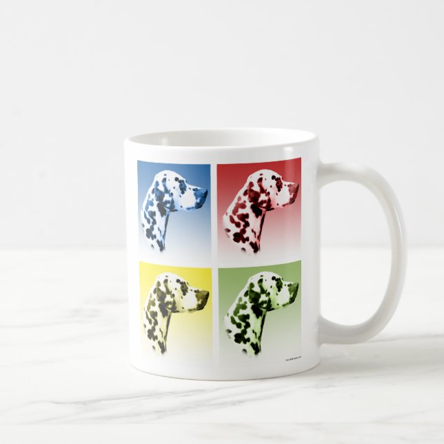 Dalmatian Pop Art Coffee Mug (Right)